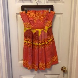 Plenty by tracy reese* cotton strapless dress